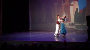 Аладдин и Жасмин(детское танцевальное шоу  )/ Aladdin and Jasmine Dance. Ballroom stage performance