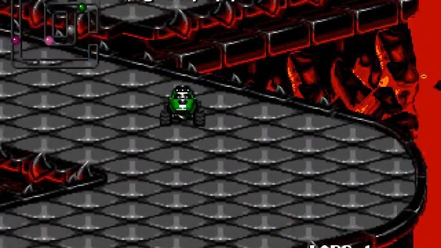 Rock N' Roll Racing SegaMD Прохождение на Джипе смотреть онлайн