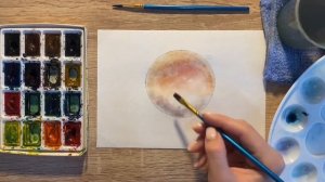 Как нарисовать Юпитер карандашом и акварелью начинающим | Рисунок для детей