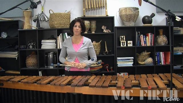 4 Mallet Marimba Series: Lesson 5B - Mixed Stroke Types Stepwise Motion