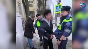 Житель Подольска ударили  сотрудника ДПС во время задержания