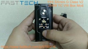 YiHi SXmini G Class V2 200W TC VW Box Mod at FastTech.com