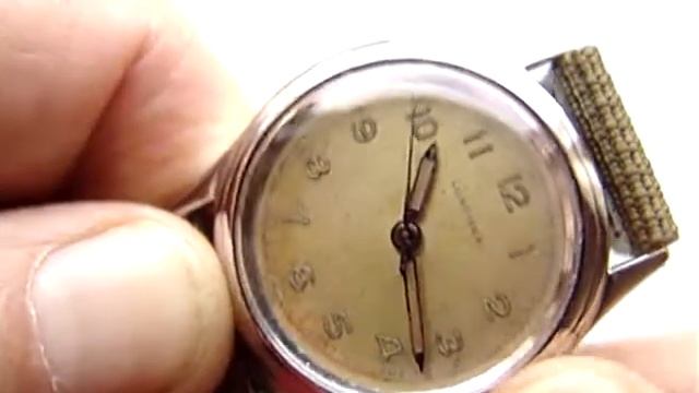 34 mm MEN'S military LONGINES PILOT WWII period WRISTWATCH GOOD CONDITION 1945 смотреть онлайн