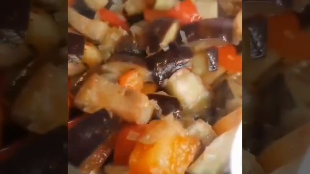 Рыба с баклажанами и перцем смотреть онлайн