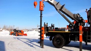 Ямобур JUNJIN SA-040C на шасси Камаз-4326 (4x4)