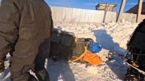 РЫБАЛКА НА СНЕГОХОДЕ ДОРОГА НА БАЗУ 2025 Алтайский край.