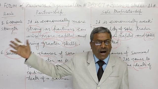 DIFFERENCES BETWEEN PARTNERSHIP AND SOLE PROPRIETORSHIP # BUSINESS STUDIES-11#DAY-07 смотреть онлайн