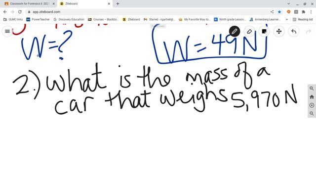Weight Equation, W=mg смотреть онлайн