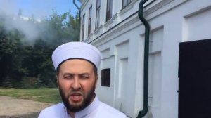 Рамил хәзрәт Юныс корбанда пылау пешерә. Казан янында вәгазь. Курбан байрам в Казани.