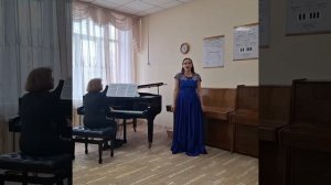 Васильева Алиса (сопрано), Ольга Потапкина ( фортепиано)