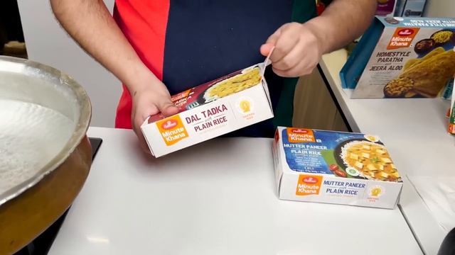 We tried everything of Haldiram's Minute food