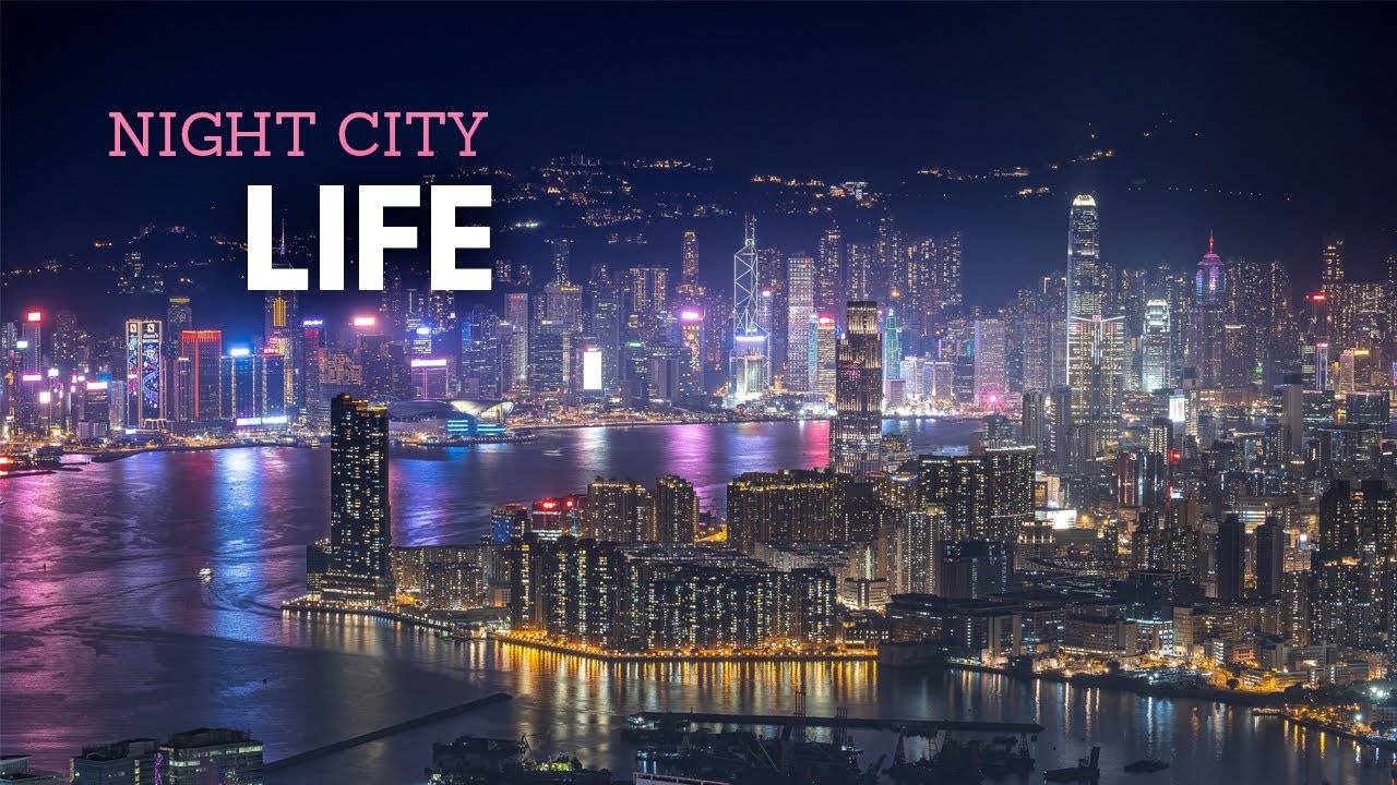 Ночные виды разных городов мира смотреть онлайн