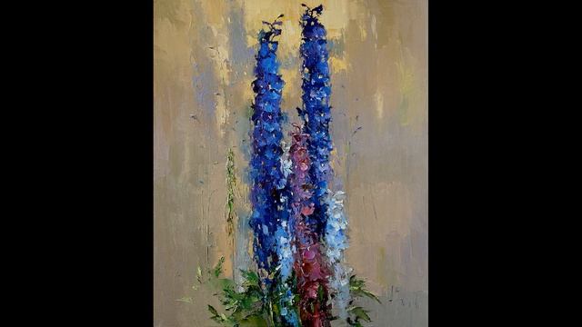 Flowers of My Garden Цветы моего сада Paintings by Artist Alexi Zaitsev