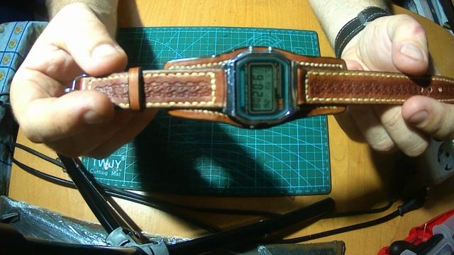 Браслет для часов из кожи! смотреть онлайн