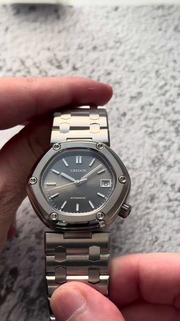 Gentas Credor Locomotive is back! luxurywatches seiko titanium