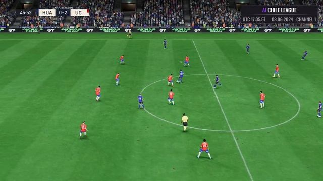 03.06.2024 ● SportyfAI AI Chile League ● Season 10 ● Tour 16-20/30 ● Channel 1 смотреть онлайн