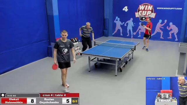 14:30 Головешкин Алексей 3-1 Онищенко Руслан стол 4 ЮГ-3 27.04.22 смотреть онлайн