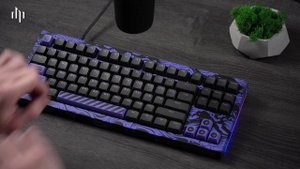 Тайпинг клавиатуры Дарк Проджект x Akko KD5087 [g3ms Sapphire]