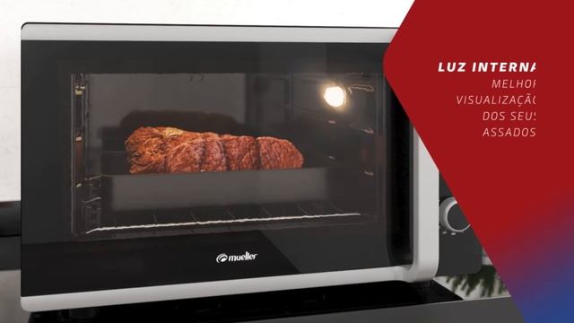 Forno Elétrico de Bancada Mueller Sapore 44 Litros com Timer Dupla Função e Grill Dourador смотреть онлайн