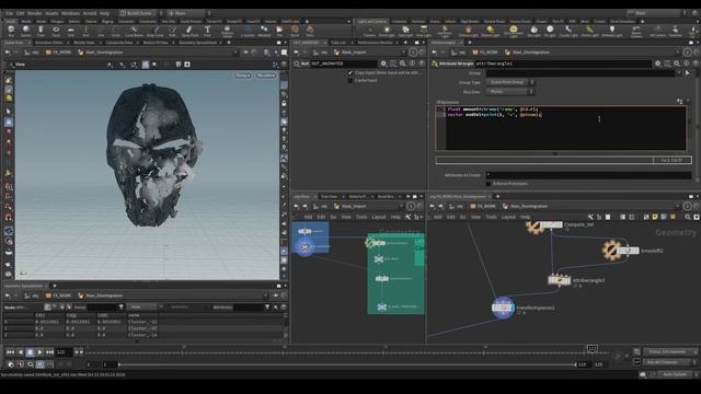 Disintegration FX In Houdini Tutorial (Series Part 1)