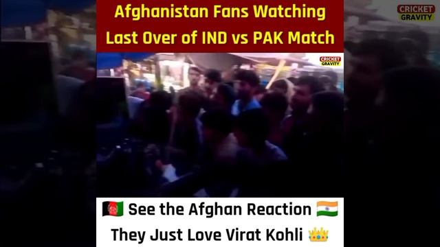 INDIA VS PAKISTAN AFGANISTAN FANS SUPPORTING INDIAN TEAM
