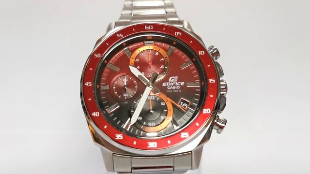 Casio Edifice EFV-600D-4A Module 5579 Chronograph 2020 смотреть онлайн