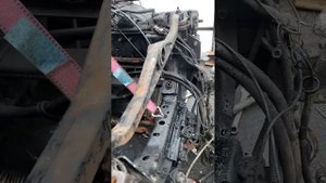 Переднее крепления мотора ямз 7511 на Америку интернационал 9400 , установка ямз на Америку