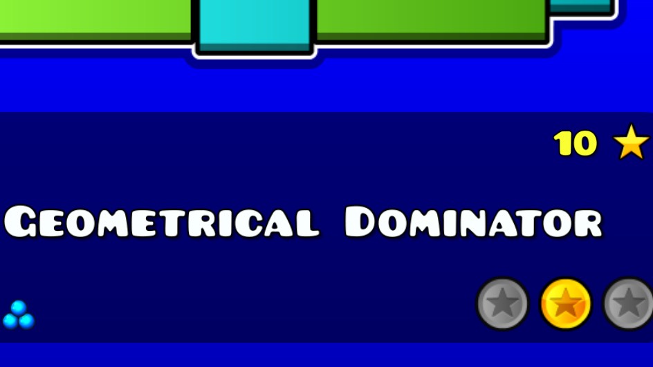 Geometrical Dominator прохождение уровня (1 монета) 🪙