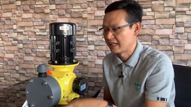 รีวิว ปั๊มคลอรีน ปั๊มจ่ายสารเคมี ปั้มไดอะแฟรม LMI MILTON ROY Series GM0120PP1MNN  Metering Pump смотреть онлайн