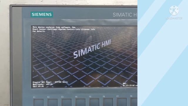 "SIEMENS HMI KTP 700/400" ,IP address Assign simple method, Back-up Downloading process