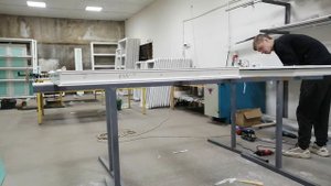 Сборка двери из оконного ПВХ профиля.