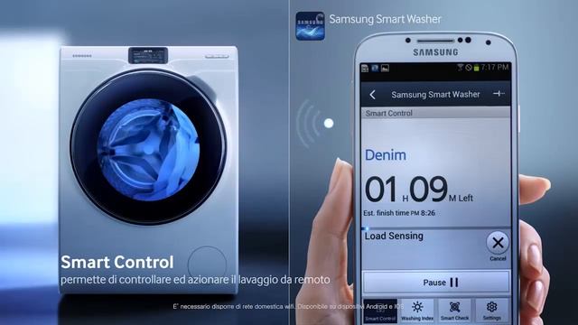 Lavabiancheria WW 10H94 00EW Serie 9000  Crystal Blue смотреть онлайн