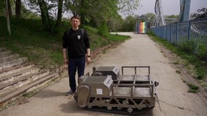 Гусеничная платформа "БУРАН" с дистанционным управлением