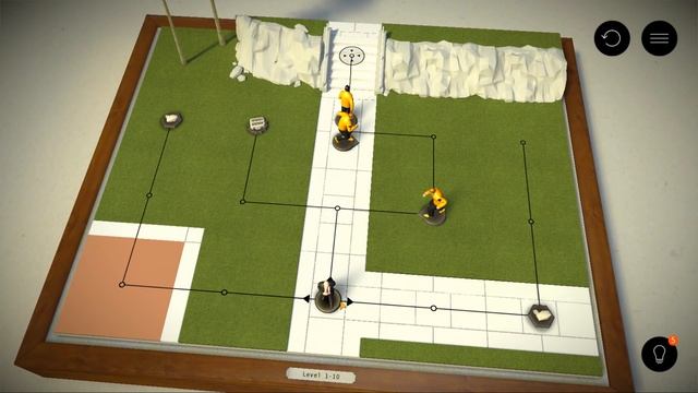Полное прохождение первого уровня ◄ Hitman Go