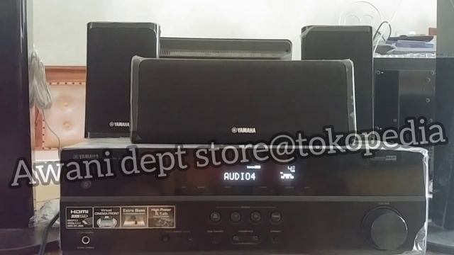 Test Sound Yamaha HTR 2071 + NS-PA 40 смотреть онлайн