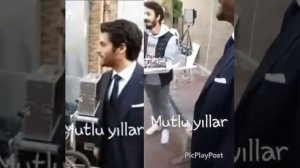 Полнолуние 19.серия за кажром день рождения Ферит/Dolunay 19.bölüm kamera arkasi Ferit dogum gunu