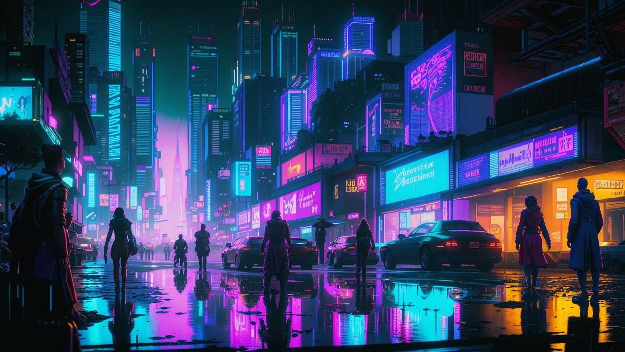 Ночной город: Путешествие по миру Cyberpunk 2077 #7