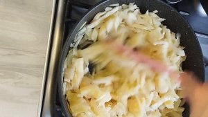 ПОСТНОЕ БЛЮДО! Жареная квашеная капуста.