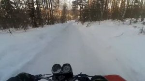 Покатушки на Иж Юпитер 5 в минус 20