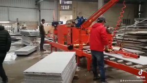 Автоматическая линия для термообработки камня
