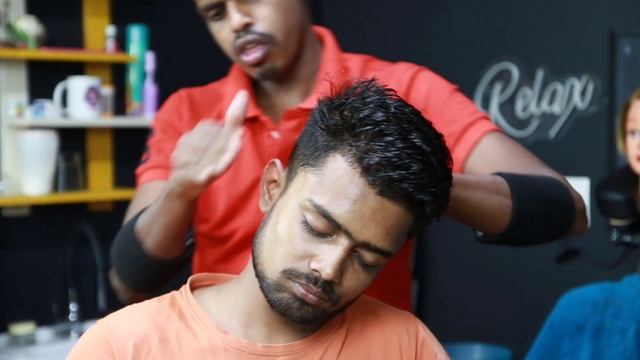 Now He Is More Powerfull | ASMR Head And Body Massage With High Pressure | Neck Cracking