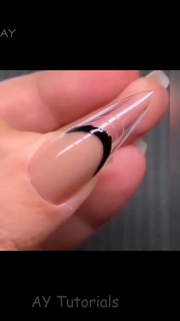 Black Nail Paint Tutorial Amazing Nails Transformation | AY Tutorials