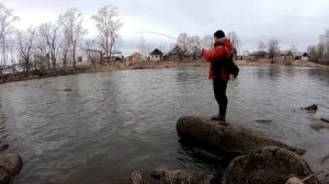 Рыбалка на Исети по большой воде.Язи и лещи на микроджиг