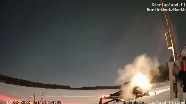 Aurora Borealis Live, Sodankylä, Finland, February 12, 2022 смотреть онлайн