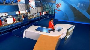 Часы и начало программы "Воскресное время" (Первый канал, 20.08.2023)