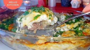 Это Просто Объедение! Мясо по французски из Говядины с Картошкой в Духовке. Лучший рецепт!