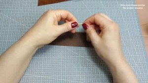 Плетёная сумка. Часть 3. Детали из кожи. Сборка сумки.