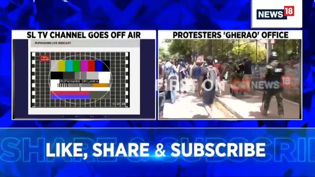 Sri Lanka State TV Rupavahini Corporation (SLRC) Shuts Ops Amid Emergency Declaration | English New смотреть онлайн