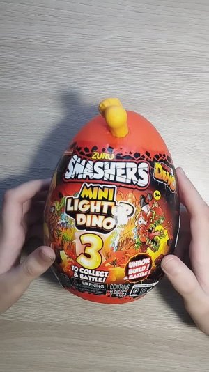Распаковка ZURU SMASHERS MINI LIGHTUP DINO 3