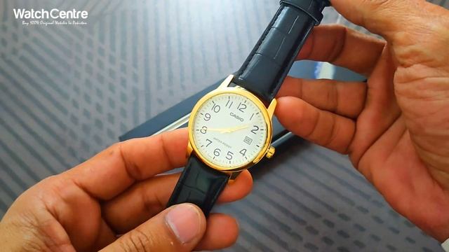 Casio MTP-V002GL-7B2 Black Leather Men's Analog Watch Time Settings & Unboxing смотреть онлайн